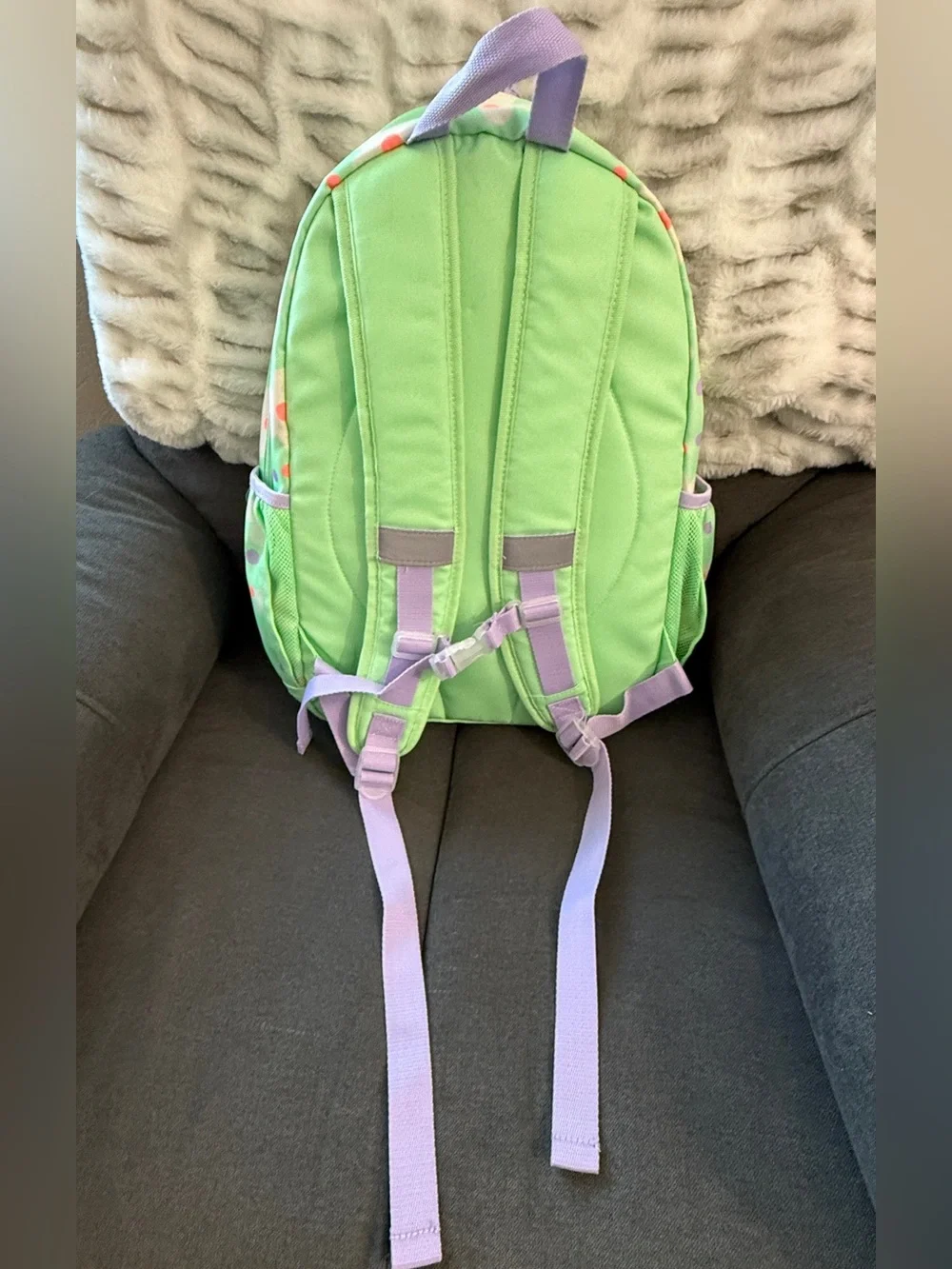 NWOT Cat & Jack Kids Daisy Floral Backpack School Preschool Travel Mint Green
